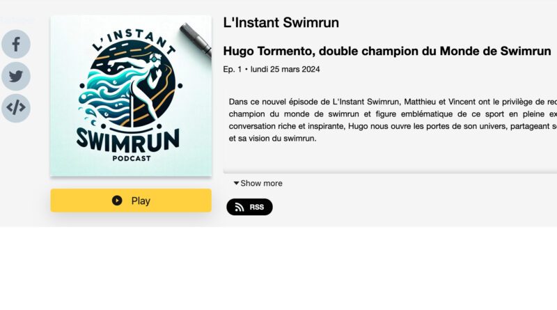 L’instant swimrun : le nouveau podcast en français sur le swimrun