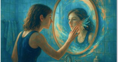 La swimrunneuse et le reflet clandestin